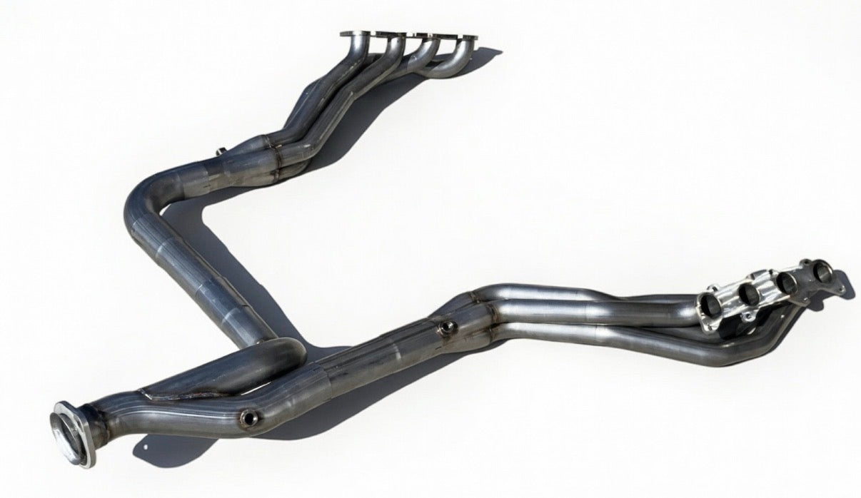 2015-2025 Ford F150 1 7/8" Long Tube Headers with Off Road Pipe