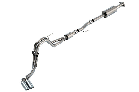 Borla F-150 2021 5.0L 4dr CC SB EC STB Lariat/KR/Platinum/LTD 3/2.25 DSE Cat-Back S-Type CHR Tips 140874