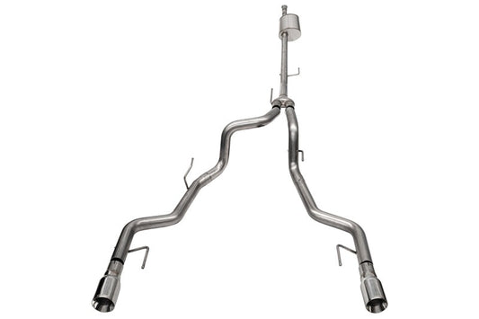 CORSA Performance Corsa 2021-2023 Ford F-150 SuperCrew/5.5ft Bed 5.0L V8 Sport Cat-Back Dual Rear Exit-Polished 21184