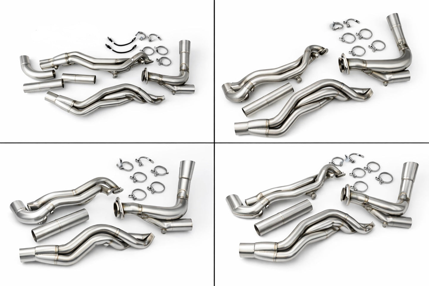 2015-2025 Ford F150 1 7/8" Long Tube Headers with Off Road Pipe