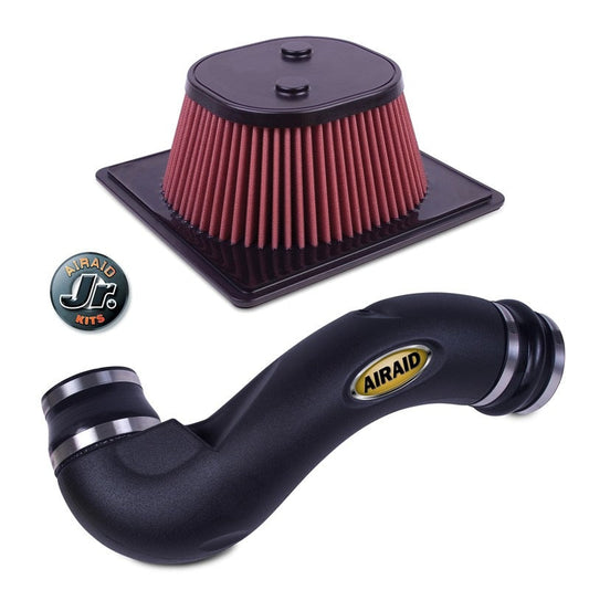 Airaid 11-14 Ford F-150 5.0L Airaid Jr Intake Kit - Oiled / Red Media 400-799