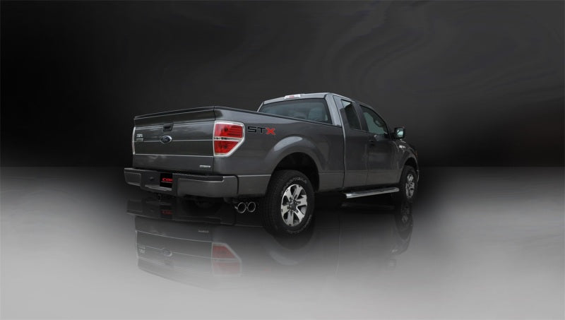Corsa Performance 11-14 Ford F-150 5.0L V8 Polished Sport Cat-Back Exhaust