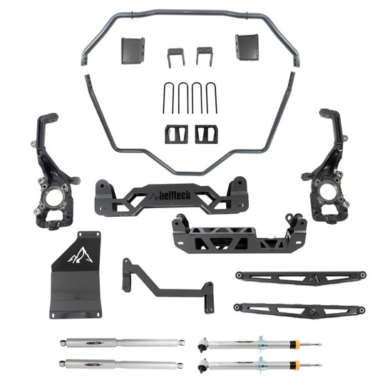 Belltech 2021+ Ford F150 4WD Trail Performance 6-7in. Base Lift Kit w/ Shocks 152510TPS