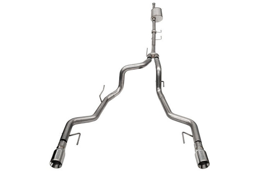 CORSA Performance Corsa 2021-2023 Ford F-150 SuperCrew/5.5ft Bed 3.5L V6 Sport Cat-Back Dual Rear Exit-Polished 21185