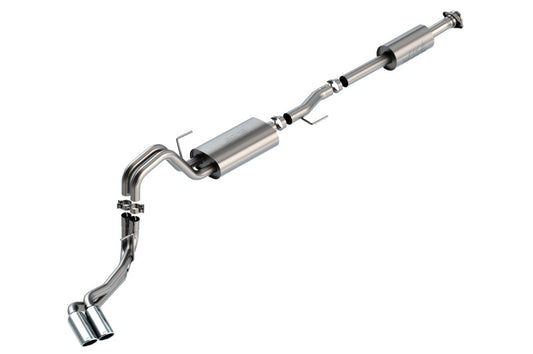 Borla F-150 2021 2.7L/3.5L 4dr CC SB EC STB Lari/King R/Plnum/LTD 3/2.25 DSE CB Touring CHR Tips 140870