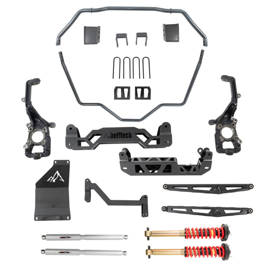 Belltech 2021+ Ford F150 4WD 5-7in Front and Rear Trail Performance Lift Kit 152510HK