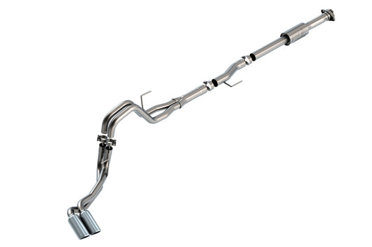 Borla F-150 2021 2.7L/3.5L 4dr CC SB EC STB Lari/King R/Plinum/LTD 3/2.25 DSE Cat-Back AK CHR Tips 140872